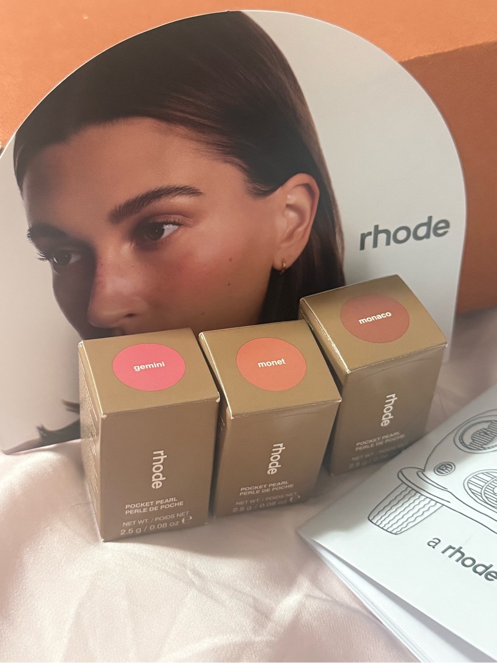 *LIMITED EDITION* RHODE Pocket Pearl Blush Highlighter — Gemini, Monet, Monaco